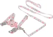 Happyyami Pet Supplies Cat Harness Leash Nylon Traction Rope for Cat Kitten Collar Pet Chest Strap Outdoor Activity Harness