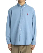 Ami De Coeur Denim Button Down Shirt
