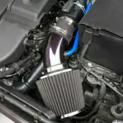 Cold Air Intake Filter Induction Kit Pipe Power Flow Hose System Car Auto Chrome (for: Honda Civic)