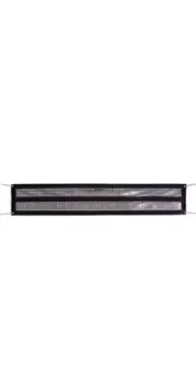Kensington Aisle Guard Deluxe Black With Hardware And Chain Sides KXAG-121