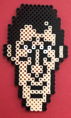 Don Flamingo Mike Tyson Punchout Nintendo NES Perler Bead Art Handmade 5"x3"