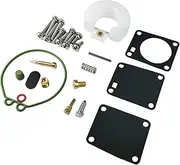 MARKGOO 6G1-W0093-00-00 Carburetor Rebuild Kit for Yamaha Mariner Outboard 3 6 8 HP F6 F8 Boat Motor Engine Carb Repair Parts Replacement Sierra 18-7765 6G1-W0093-01-00
