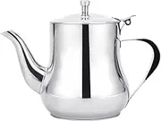 SANQIAHOME Small Stainless Steel Teapot (Silver, 570 ml)