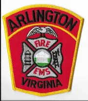 Arlington Fire Department, Virginia Shoulder Patch V1