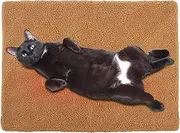 Winter Cat Bed - Plush Warm Non-Slip Self-Heating Pet Blanket - Wear-Resistant Zipper Multifunctional Mat for Cats Fall Winter