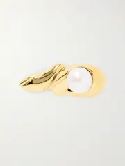 [Completedworks] Completedworks - Gold-plated Pearl Hair Clip - One size One size Gold