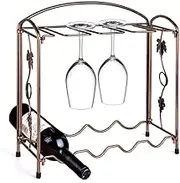 Wine Rack Home Red Holder Wine Glass Rack Bar S,Iron Art Multifunction Creative Fashion Wine Cabinet Decoration Living Room Restaurant Kitchen Home Practical Elegant Interesting KeYJ