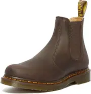 Dr. Martens Unisex 2976 Chelsea Boot 9 Women/8 Men, Dark Brown Crazy Horse