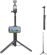 Tripod for DJI Osmo Pocket 3, with Phone Clip and Camera Adapter