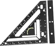 DOITOOL Precision Woodworking Ruler Rafter Square Framing Square Acrylic Measuring Ruler