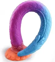 Super Long Plug Dildo, 25.6“ Monster Dildo Whit Strong Suction Cup, Soft Flexible Liquid Silicone Butt Plug Vaginal Prostate Massage for Men and Women