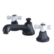 Kingston Brass KS446.PX Metropolitan 1.2 GPM Widespread Bathroom - Black