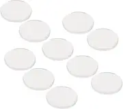 TOVINANNA 10pcs Transparent Grafting Eyelash Pads Round Gaskets for Eyelash Extensions Makeup Tools for Beauty Salons and