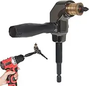Drill Angle Adapter,Drill Adapter - Ergonomic Handle Right Angle Drill Bit Adapter, Drill Bit Adapter For Cordless Drill Tight Spaces
