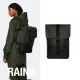 【RAINS官方直營】Buckle Backpack Mini 防水迷你版扣環後背包(Green 森林綠)