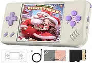 BuLuHAHA RG28XX Handheld Retro Game Console, 2.83 Inch IPS Screen, 64GB TF Card, Supports HDMI and TV Output, 3100 mAh Battery (White)