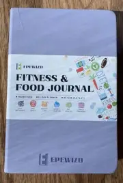 Fitness and Food 93 Days Journal Hardcover for Wellness Planner Workout 6"×9"