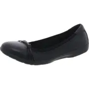 Clarks Womens Black Padded Insole Ballet Flats 9 Medium (B,M) BHFO 9715