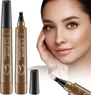 Mking Pretty 4-tip Precision Liquid Eye Brow Contouring Pen 5ml #2 Dark Brown