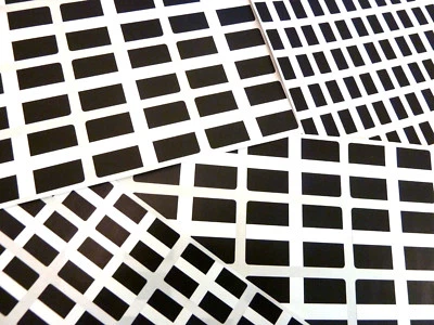 Cornwall Self-Stick Flag Labels Cornish St. Pirran's Cross flag Stickers