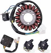 TAHYUI Motorcycle Generator Magneto Stator Coil & Regulator Rectifier & Starter Solenoid Relay Kit for Hyosung GT250 GT 250 2008 2009