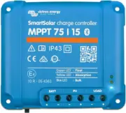 Smartsolar MPPT 75V 15 Amp 12/24-Volt Solar Charge Controller (Bluetooth)