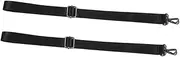 2pcs Horse Blanket Leg Straps Elastic Adjustable Leg Straps for Horses Metal Double Rotation Buckles