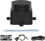 youyeetoo FHL-LD19 Plus (D800) Lidar Sensor - 25 Meters (80 Feet) 360° Range, 2X LD19 Performance; Provides ROS/Raspberry Tutorial for Robot Drone SLAM, Lidar Scanner Kit with Adapter