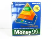 Microsoft Money 99 Financial Suite PC Big Box - Brand New, Sealed, RARE!!!