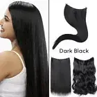 One Piece Weft Secret Wire in Hair Extensions Hidden Wire Hairpieces As Human US