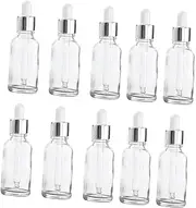 HONITANO 10Pcs Essential Oil Dropper Bottles Refillable Sub Bottles with Tight Sealing for Travel Control Dosage for Cosmetics and DIY Projects