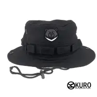 在飛比找蝦皮商城優惠-KURO-SHOP 黑色 台灣黑熊 奔尼帽 漁夫帽(可客製化