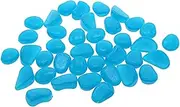 Ipetboom Artificial Rocks for Aquariums 100pcs Luminescent Stones Resin Decorative Pebbles Night Light for Home