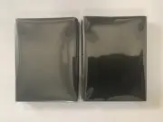 500 Matte BLACK MTG Deck CCG Pokemon Gaming Card Sleeves