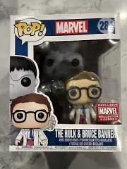 Funko Pop! #284 THE HULK AND BRUCE BANNER - Marvel Collector Corps Exclusive