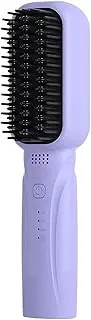 Hair Straightener Brush - Portable Ionic Hair Straightener Comb | Rechargeable Fast Heating Styling Comb, Personal Care Supplies For Home, Travel, Dorm