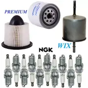 Tune Up Kit Filters Plugs For FORD E-450 ECONOLINE SUPER DUTY V10 6.8L 1999 (for: Ford)