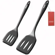 Silicone Spatula Set 600°F Heat Resistant Silicone Spatula Turner Flipper for...