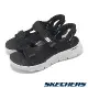 Skechers 涼鞋 Go Walk Flex Sandal Slip-Ins男鞋 黑灰 涼拖鞋 229210BKGY