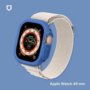 犀牛盾錶殼組【Apple】Apple Watch Ultra2 LTE 49mm(鈦金屬錶殼搭配海洋錶帶)