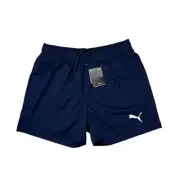 Puma Essentials Logo Shorts Men’s Size Large Peacoat Blue Athletic Summer Run