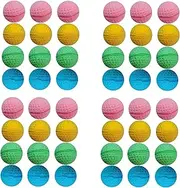 Cat Sponge Ball Toy - Soccer & Golf Foam Balls (48 Count)