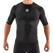 SKINS | MENS SKINS SERIES-1 SHORT SLEEVE Compression TOP (BLACK)