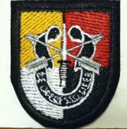 3rd Special Forces Group Flash Crest SFG Patch W/ VELCRO® Brand Fastener