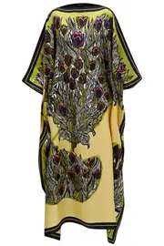 [IMAN NOOR] TULIPS CAFTAN IN YELLOW ONE YELLOW