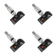 4 Alcar pre-programmed TPMS Sensors silver for Fiat Fullback tyre valve air pres