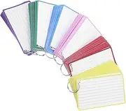 SHINEOFI 3pcs 6 Study Flash Cards Lined Index Cards Meeting Notebooks Memo Pads Office Daily Work Notepads
