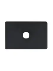 Lucci Power Ion 1 Gang Plate Only in Black