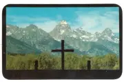 Grand Teton, Chapel of Transfiguration, Moose, Wyoming, c1960's Unused Postcard