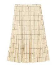 Loro Piana Clea Skirt IT44,IT42,IT38 Chalk/Hickory syrup